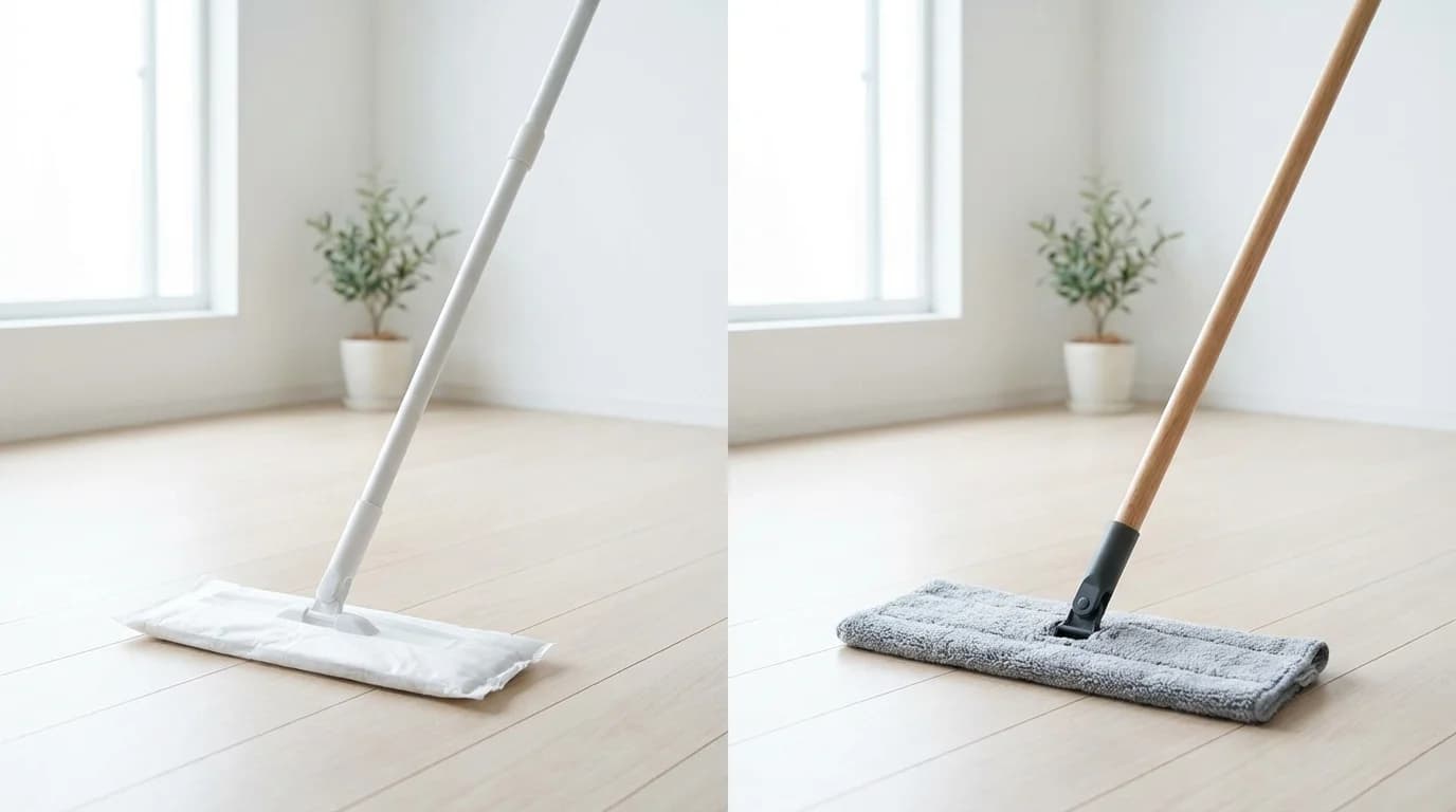 Engångsmopp vs tvättbar mopp: vilken sparar tid och pengar över 12 månader?