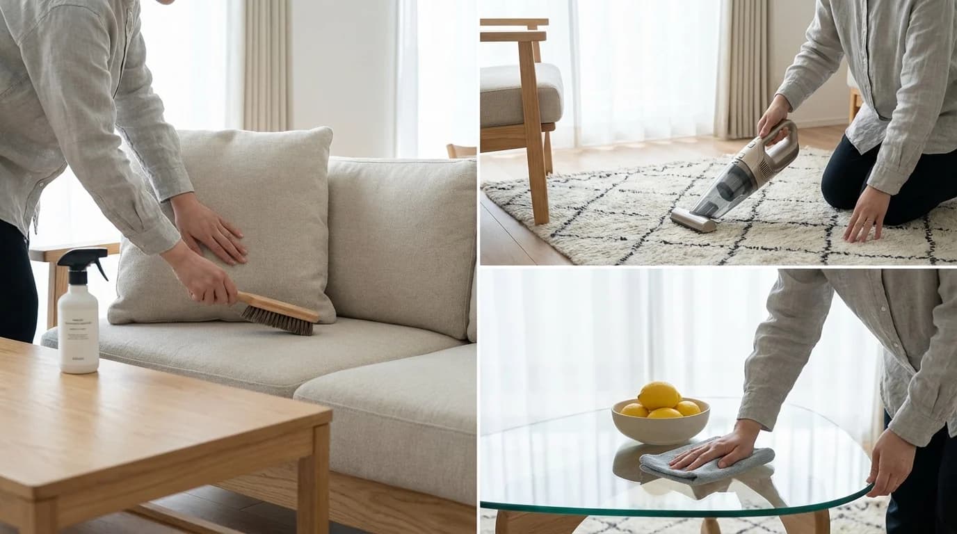 Fredagsmys aftermath — så rengör du soffan och mattan som proffsen