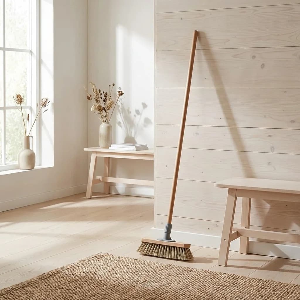 ANZA Anza terrassborste med skaft, 19 cm — Miljöbild