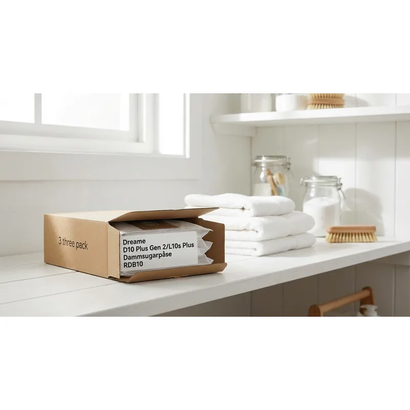DREAME Dreame D10 Plus Gen 2/L10s Plus Dammsugarpåse RDB10, 3-pack — Miljöbild