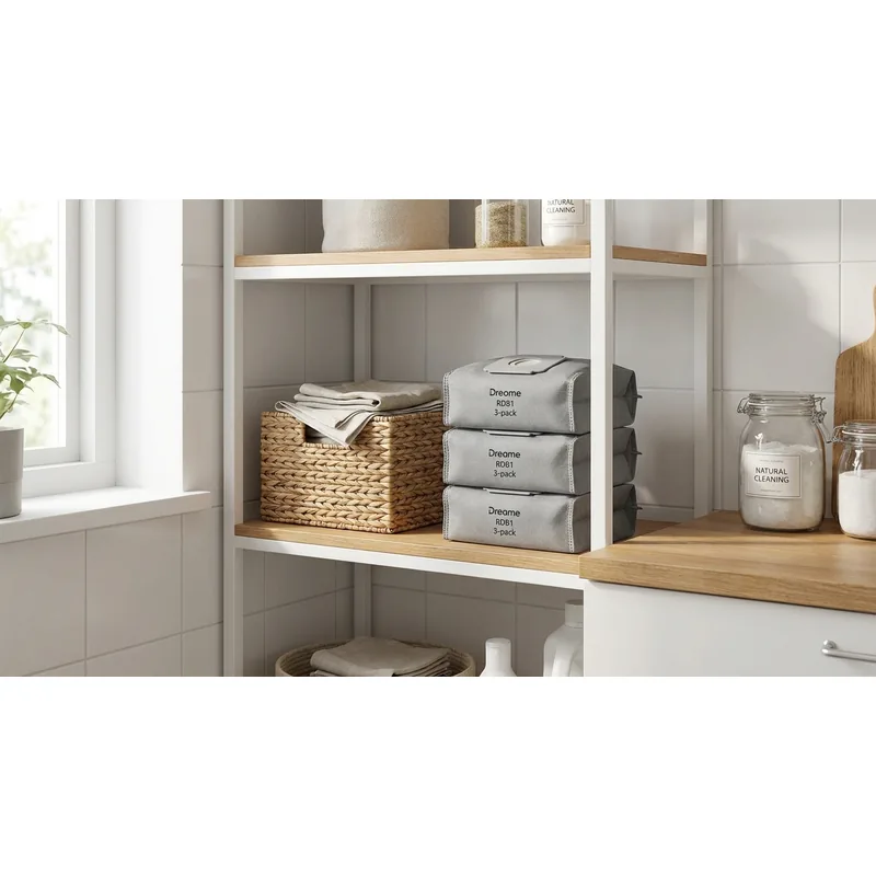 DREAME Dreame D9 Plus/D10 Plus Dammsugarpåse RDB1, 3-pack — Miljöbild