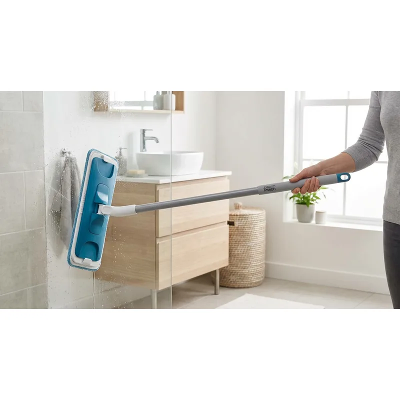 JOSEPH JOSEPH Joseph Joseph CleanTech 2in1 badrumsmopp, 18 cm — Miljöbild