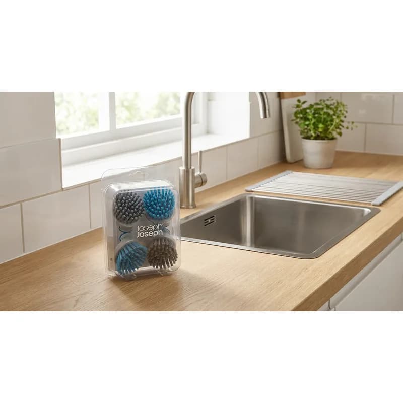 JOSEPH JOSEPH Joseph Joseph SinkTech diskborste refill, 2-pack — Miljöbild