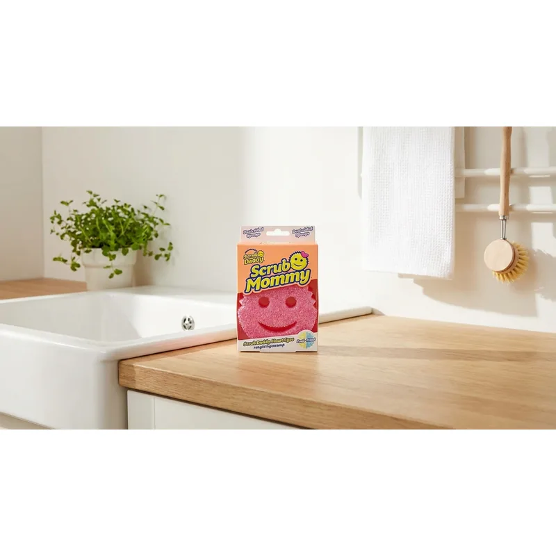 SCRUB DADDY Scrub Mommy Heart Eyes Scrub Daddy, rengöringssvamp — Miljöbild