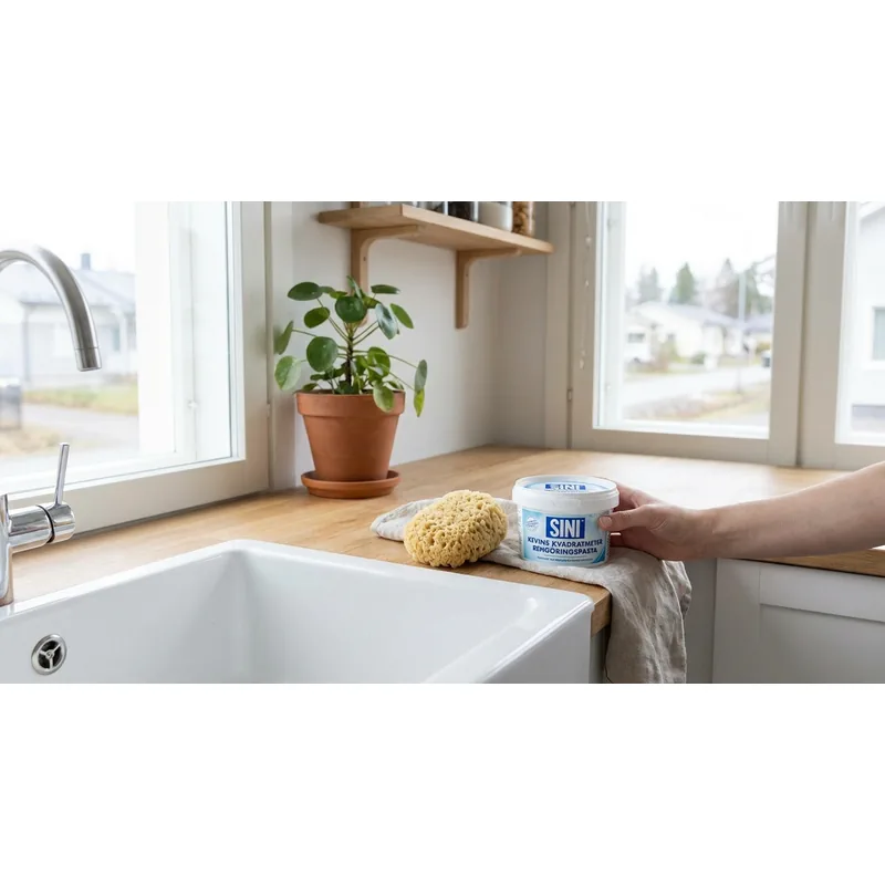 SINI Sini Kevins Kvadratmeter rengöringspasta — Miljöbild
