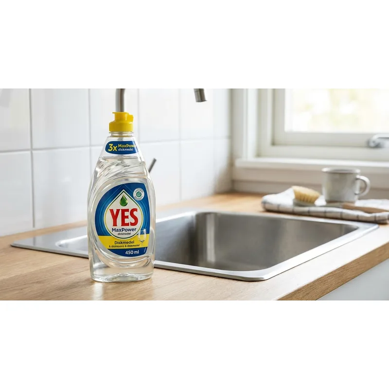 YES Yes MaxPower diskmedel 450 ml — Miljöbild