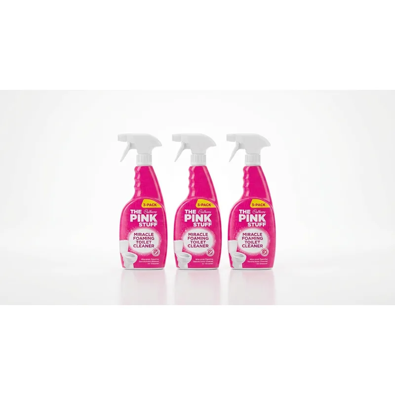 THE PINK STUFF The Pink Stuff Miracle Foaming Toilet Cleaner, 3-pack