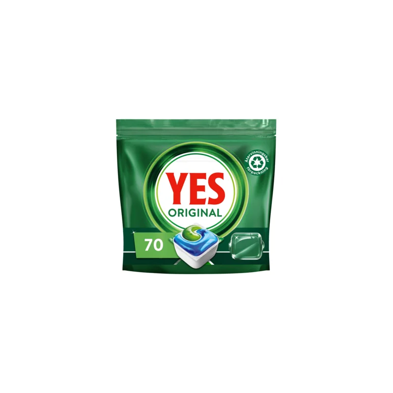 YES Yes Original All In One maskindisk regular, 70-pack
