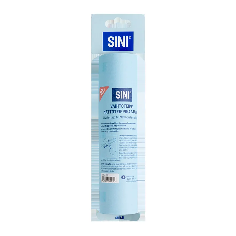 SINI Refill till Sini Carpet Lint roller hår- och pälsbortagare, 20 cm