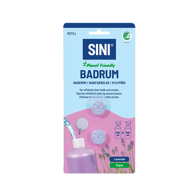 SINI Sini refill för badrumsrengöring, 2-pack