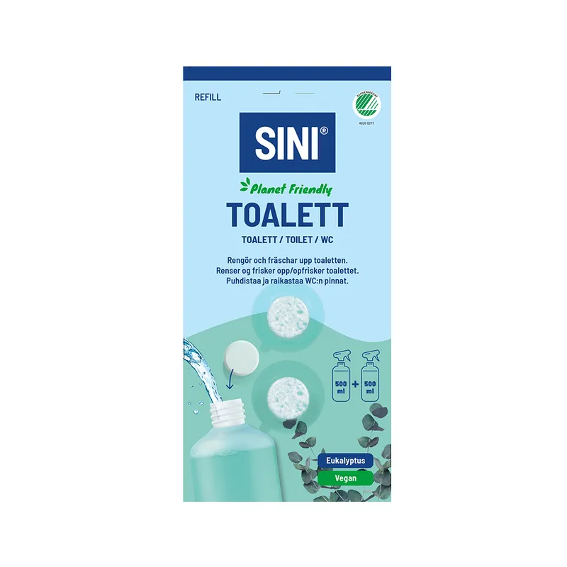 SINI Sini refill toalettrengöring, 2-pack