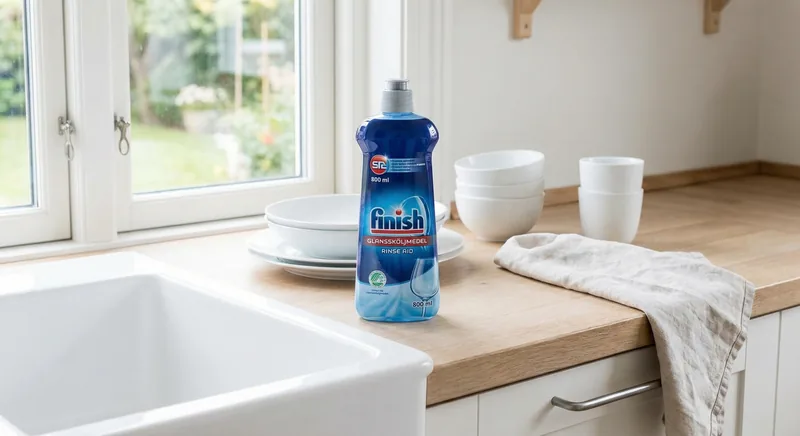 Finish Rinse Aid Glanssköljmedel 800 ml — Miljöbild