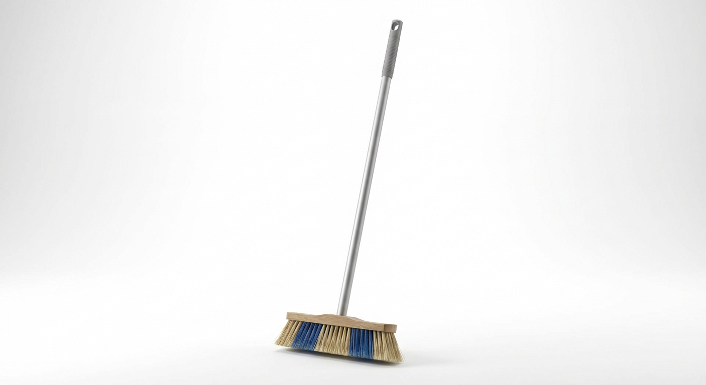 Activa Proffs Skurborste med skaft 1,4 m